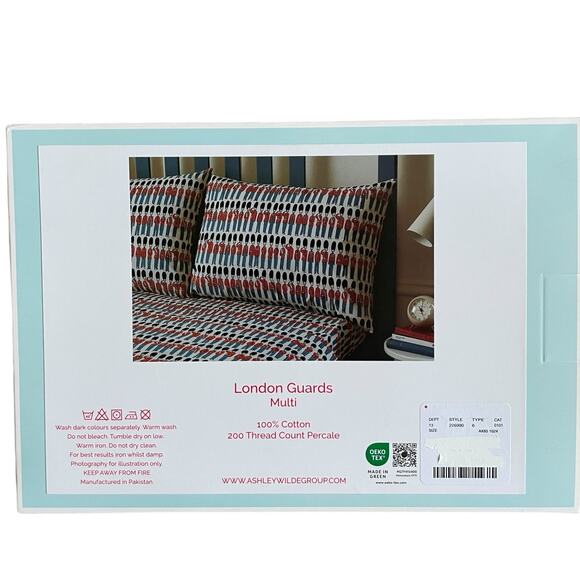 Cath Kidston London Guard Soldiers Christmas Nutcracker 2 Standard Pillowcases - Picture 5 of 6